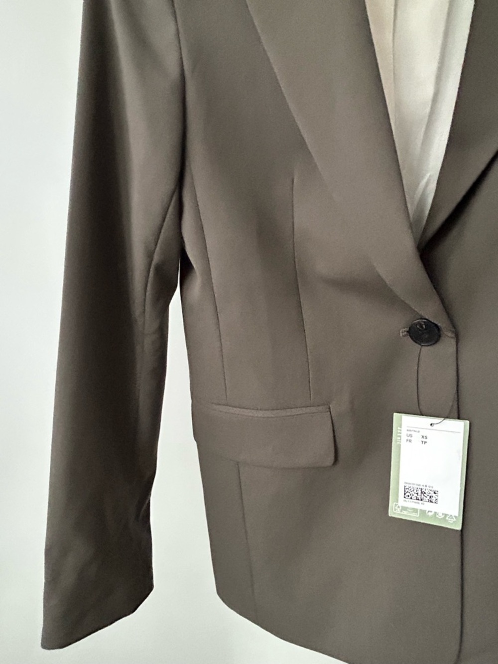H&M Olive Green Single-Button Blazer